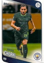 2025-26 Topps UEFA Club Competitions Base Set Rayan Cherki #1 card