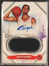 2023-24 Topps Motif Motif Rookie Relic Autographs Rayan Rupert #115 card