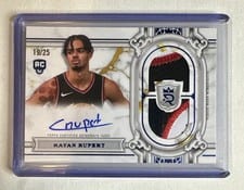 2023-24 Topps Royalty Regalia Relic Signatures Rayan Rupert #RRS-RR card