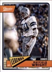 2018 Panini Classics Base Set Rayfield Wright #122 card