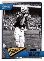 2018 Panini Classics Base Set Raymond Berry #135 card