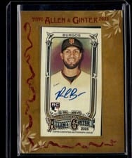 2025 Topps Allen & Ginter Framed Mini Autographs (Baseball) Raymond Burgos #MA-RBU card