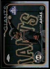 2024 Topps Pro Debut Chrome Rayner Arias #PDC-78 card