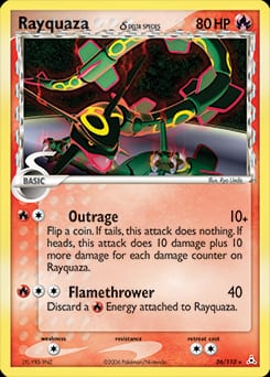 Holon Phantoms Rayquaza δ #26 card