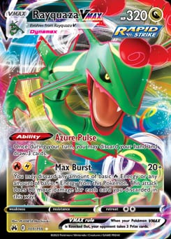 Crown Zenith Rayquaza VMAX #101 card