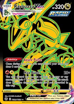 Silver Tempest Trainer Gallery Rayquaza VMAX #TG29 card
