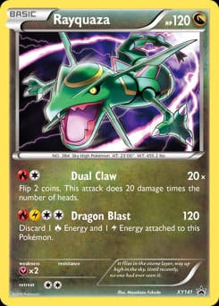 XY Black Star Promos Rayquaza #XY141 card