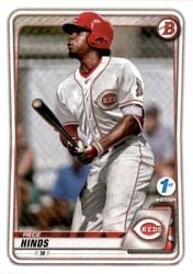 2020 Bowman 1st Edition Base Set Rece Hinds #BFE-41 card