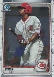 2020 Bowman Chrome Prospects Rece Hinds #BCP-41 card