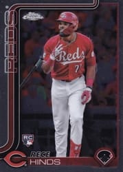 2025 Topps Chrome Base Set Rece Hinds #253 card