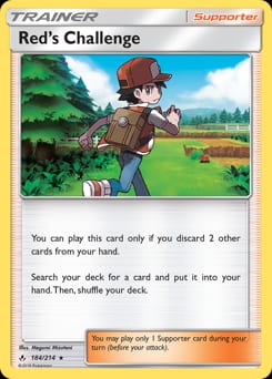 Unbroken Bonds Red's Challenge #184 card