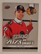 2023-24 Upper Deck MVP 2023 NHL Draft #1 Pick Redemption Card #DP-1 card
