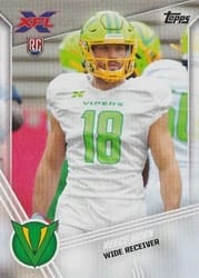 2020 Topps XFL Base Set Reece Horn #87 card