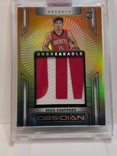 2024-25 Panini Obsidian Unbreakable Memorabilia Reed Sheppard #UM-RSH card