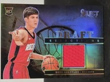 2024-25 Panini Select Draft Selections Memorabilia Reed Sheppard #DSM-RSH card