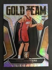 2024-25 Panini Totally Certified Gold Team Reed Sheppard #21 card