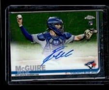 2019 Panini Prizm Rookie Autographs Reese McGuire #RA-RM card