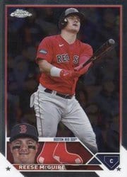 2023 Topps Chrome Update Base Set Reese McGuire #USC58 card