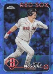 2024 Topps Chrome Sapphire Edition Base Set Reese McGuire #474 card