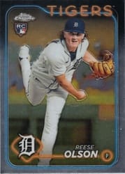 2024 Topps Chrome Base Set Reese Olson #40 card