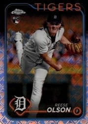 2024 Topps Chrome Logofractor Edition Base Set Reese Olson #40 card