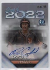 2022 Bowman Draft Class of 2022 Autographs Reggie Crawford #C22A-RC card