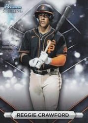 2023 Bowman Sterling Base Set Reggie Crawford #BSP-64 card