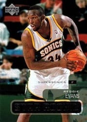 2002-03 Upper Deck Base Set Reggie Evans #407 card