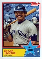 2018 Topps 1983 Topps Baseball 35th Anniversary All-Stars Reggie Jackson #83AS-71 card
