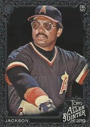 2019 Topps Allen & Ginter X Base Set Reggie Jackson #8 card