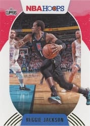 2020-21 Hoops Winter Base Set Reggie Jackson #21 card