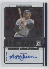 2021 Donruss Optic Retro Signature Series Reggie Jackson #RET-RJ card
