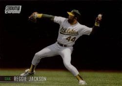 2021 Stadium Club Chrome Base Set Reggie Jackson #227 card