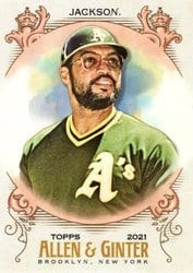 2021 Topps Allen & Ginter Base Set Reggie Jackson #46 card