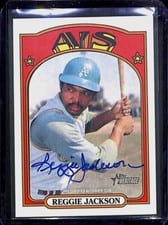 2021 Topps Heritage Real One Autographs Reggie Jackson #ROA-RJ card