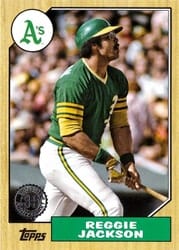 2022 Topps 1987 Topps Baseball (Series 2) Reggie Jackson #87TB-11 card