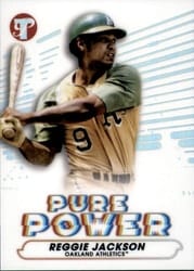 2022 Topps Pristine Pure Power Reggie Jackson #PP-3 card