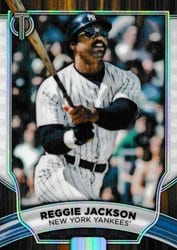 2022 Topps Tribute Base Set Reggie Jackson #52 card