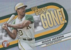 2023 Topps Pristine Going, Going Gone Reggie Jackson #GGG-5 card