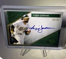 2024 Topps Diamond Icons Autographs Reggie Jackson #AC-RJ card