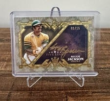 2024 Topps Five Star Baseball Royalty Autographs Reggie Jackson #BR-RJ card