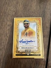 2025 Topps Gilded Collection Topps Gallery of Gold Autographs Reggie Jackson #GOG-RJ card