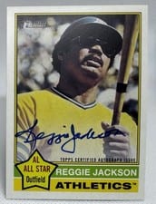 Reggie Jackson 2025 Topps Heritage Real One Autograph #76RO-RJ