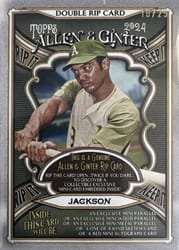 2024 Topps Allen & Ginter Double Rip Cards Reggie Jackson / Mark McGwire (Oakland Athletics) #DRIP-JM card