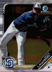 2019 Bowman Chrome Prospects Reggie Lawson #BCP-68 card