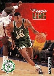 1992-93 SkyBox Base Set Reggie Lewis #15 card