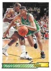 1992-93 Upper Deck Base Set Reggie Lewis #120 card