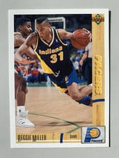 1991-92 Upper Deck Base Set Reggie Miller #256 card