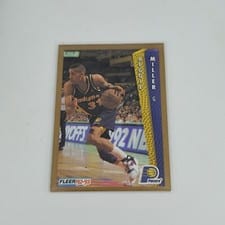 1992-93 Fleer Base Set Reggie Miller #91 card