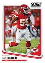 2018 Score Base Set Reggie Ragland #165 card